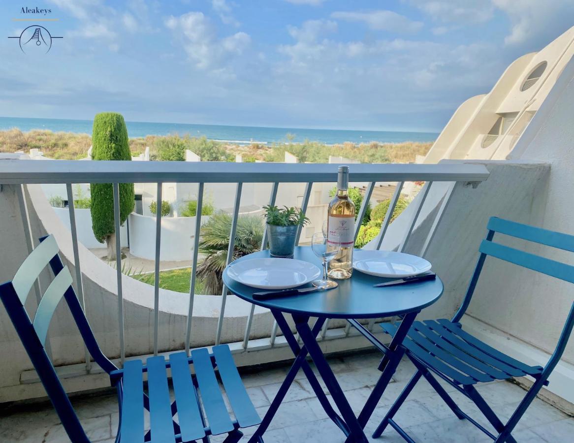 Le Meridien, Beau Studio 3 Etoiles, Vue Mer, Piscine, Wi Fi Et Parking Prive La Grande-Motte Buitenkant foto